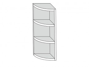 19.30.0р Полка угловая (h=913) радиусная  ЛДСП УНИ в Нижней Салде - nizhnyaya-salda.magazin-mebel74.ru | фото