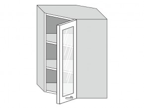 19.60.3у Шкаф настенный (h=913) угловой на 600мм со стекл. дверцей в Нижней Салде - nizhnyaya-salda.magazin-mebel74.ru | фото