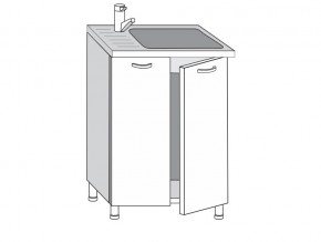 2.60.2м Шкаф-стол на 600мм под врезную мойку с 2-мя дверцами в Нижней Салде - nizhnyaya-salda.magazin-mebel74.ru | фото