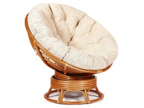 Кресло-качалка Papasan w 23/01 B с подушкой Cognac, ткань Старт в Нижней Салде - nizhnyaya-salda.magazin-mebel74.ru | фото