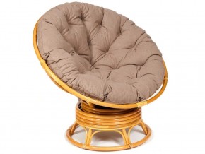 Кресло-качалка Papasan w 23/01 B с подушкой Honey, экошерсть Коричневый в Нижней Салде - nizhnyaya-salda.magazin-mebel74.ru | фото