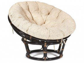 Кресло Papasan 23/01 W с подушкой Antique brown, ткань Старт в Нижней Салде - nizhnyaya-salda.magazin-mebel74.ru | фото