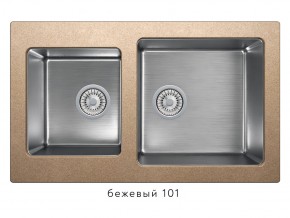 Мойка комбинированная Tolero twist TTS-840 Бежевый 101 в Нижней Салде - nizhnyaya-salda.magazin-mebel74.ru | фото