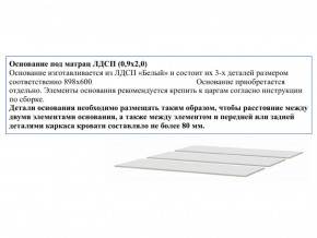 Основание из ЛДСП 0,9х2,0м в Нижней Салде - nizhnyaya-salda.magazin-mebel74.ru | фото