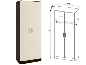 Шкаф 2 двери Ронда ШКР800.1 венге/дуб белфорт в Нижней Салде - nizhnyaya-salda.magazin-mebel74.ru | фото