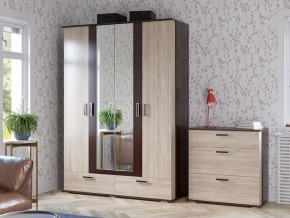 Шкаф 4-х дверный с ящиками Даллас 4-4818 в Нижней Салде - nizhnyaya-salda.magazin-mebel74.ru | фото